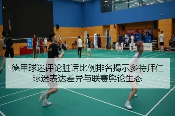 德甲球迷评论脏话比例排名揭示多特拜仁球迷表达差异与联赛舆论生态